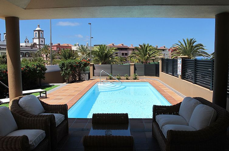 Vakantiehuis Villa meloneras mit ganztägiger Sonne am Pool