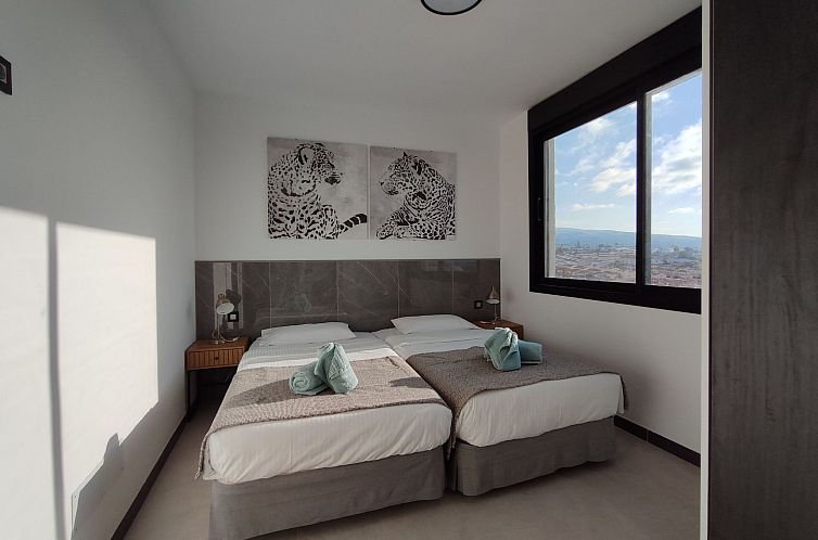 Vakantiehuis Luxuriöse Villa mit privatem Pool und Bergblic