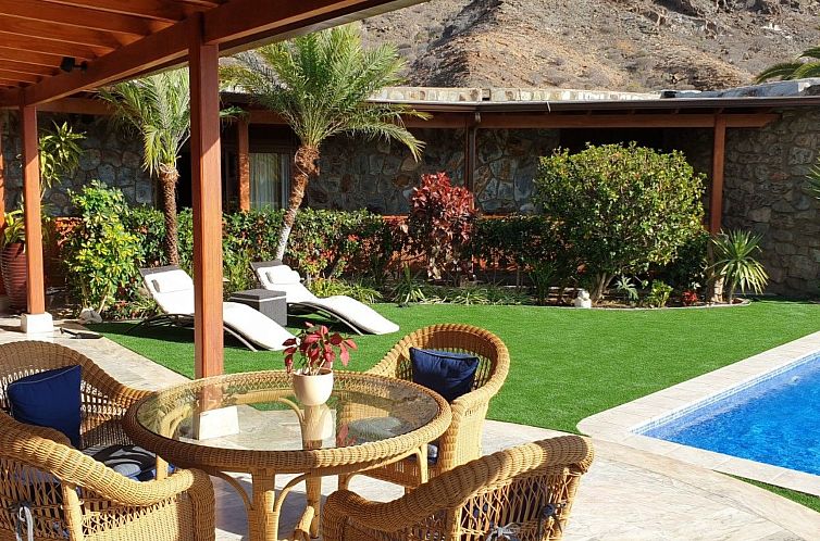 Unterkunft 1444021 - Ferienhaus Kanarische Inseln - Vakantiehuis Villa mit Garten, Pool , Grill und Terrasse