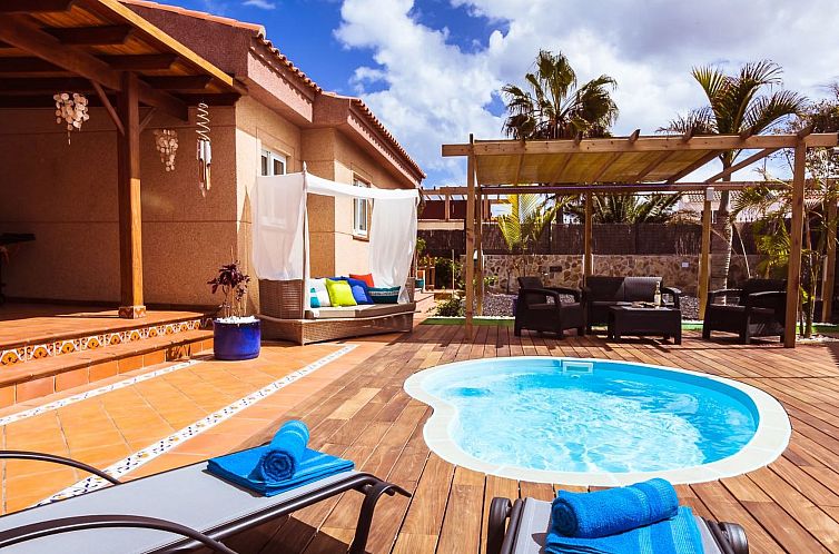 Vakantiehuis Strandnahes Ferienhaus Hibiscus mit privatem Po