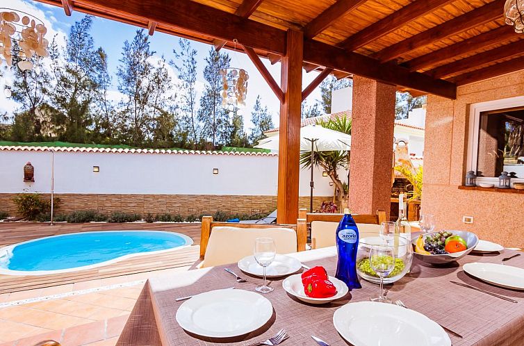 Vakantiehuis Strandnahes Ferienhaus Hibiscus mit privatem Po