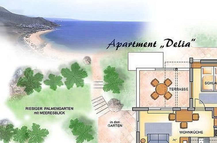 Vakantiehuis in La Matanza De Acentejo mit Großem Garten un