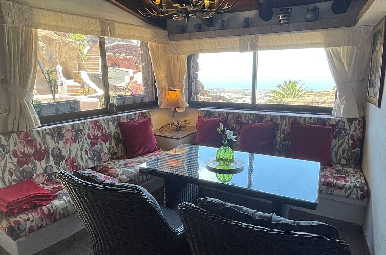 Vakantiehuis Schlafen in einer vulkanischen Höhle