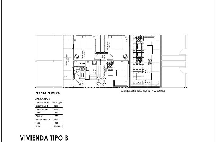 Appartement in Vera