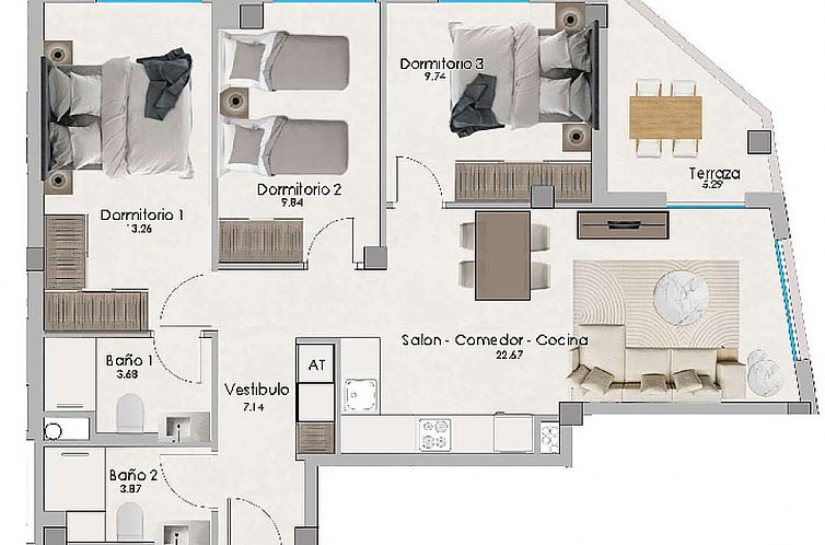 Appartement in Gran Alacant