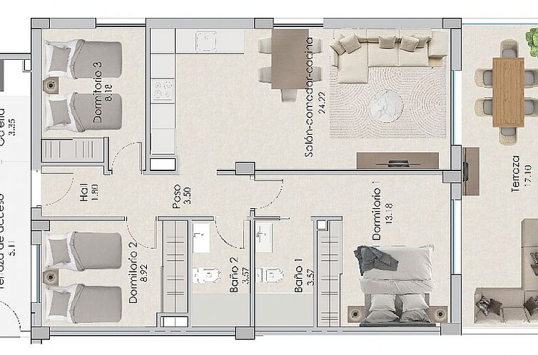 Appartement in Gran Alacant