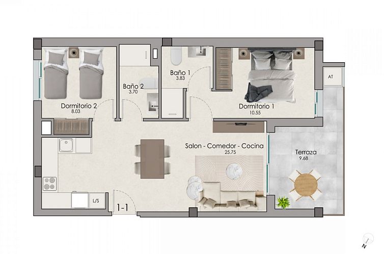 Appartement in Gran Alacant
