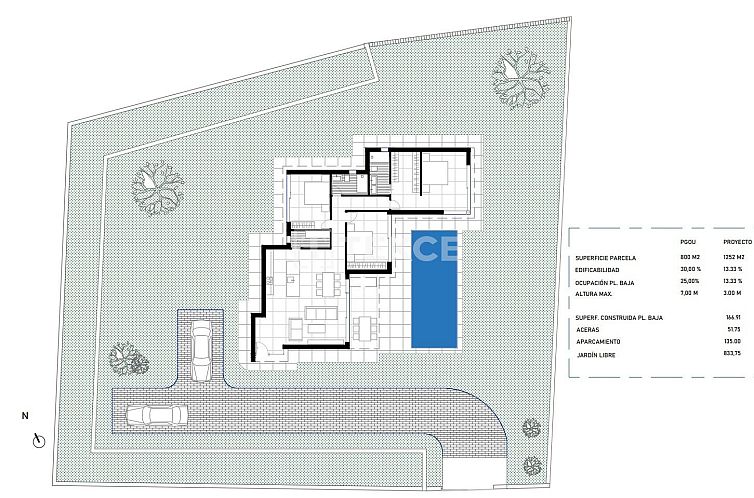 Vrijstaande woning in Calpe
