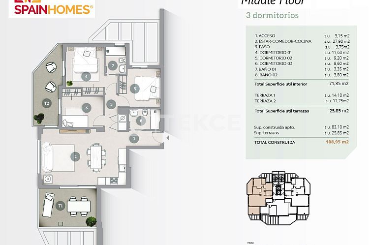 Appartement in Calpe