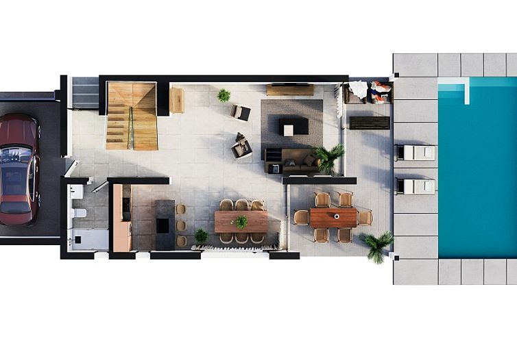 Vrijstaande woning in Calpe