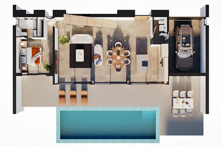 Vrijstaande woning in Calpe