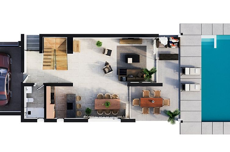 Vrijstaande woning in Calpe