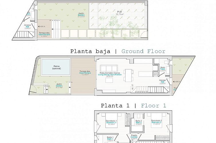 Geschakelde woning in Dénia