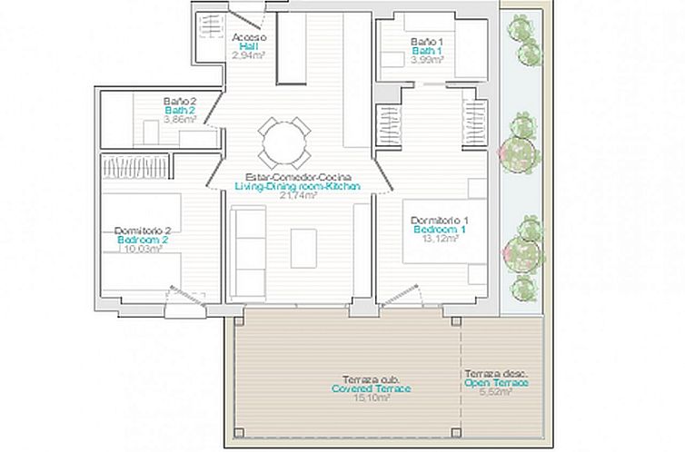 Geschakelde woning in Dénia