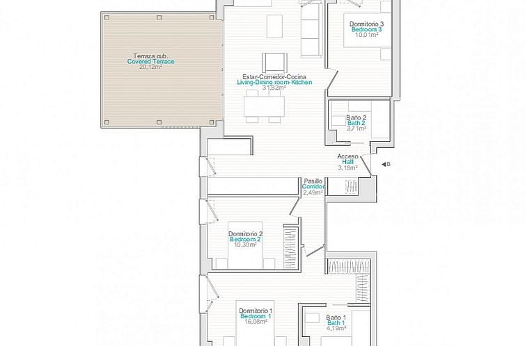 Appartement in Dénia