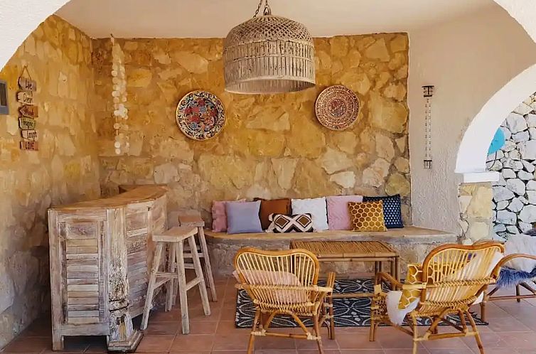 Casa Las Palmeras met zeezicht