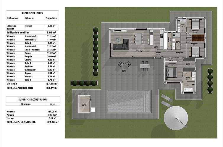 Vrijstaande woning in Aspe