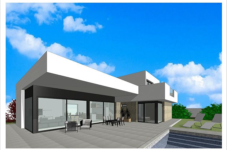 Vrijstaande woning in Aspe