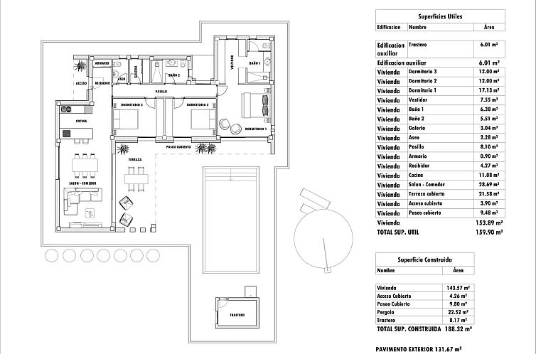 Vrijstaande woning in Aspe