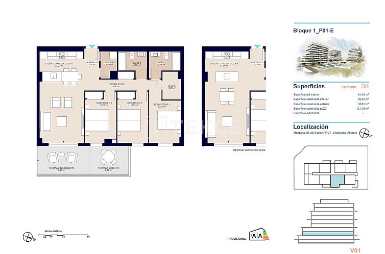 Appartement in Villajoyosa