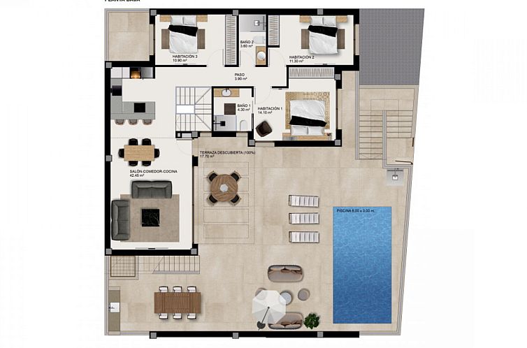 Vrijstaande woning in Ciudad Quesada