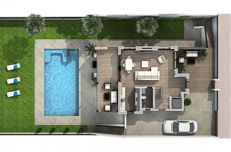 Vrijstaande woning in Ciudad Quesada