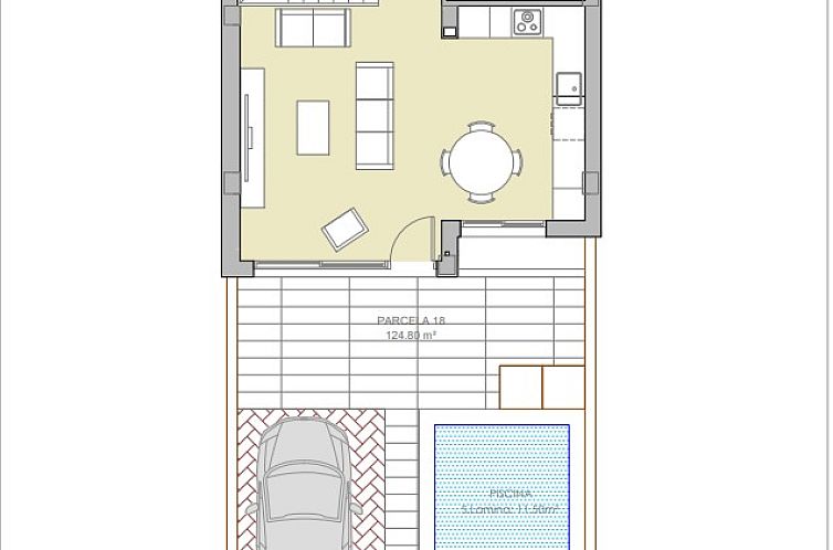 Vrijstaande woning in Rojales