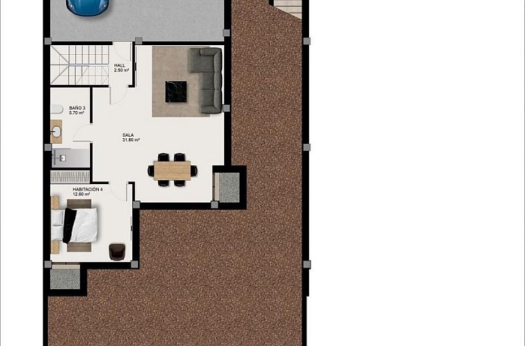 Vrijstaande woning in Rojales