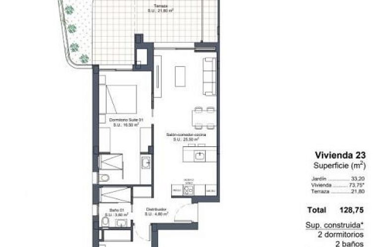 Geschakelde woning in Rojales