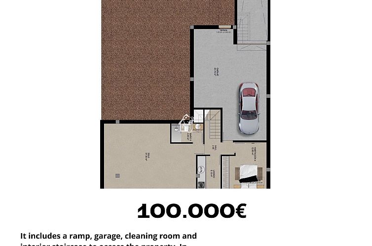 Vrijstaande woning in Rojales