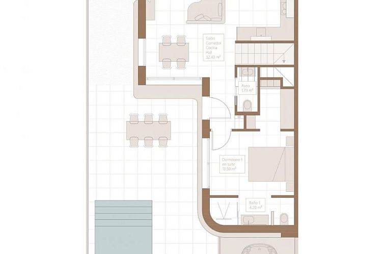 Geschakelde woning in Daya Nueva