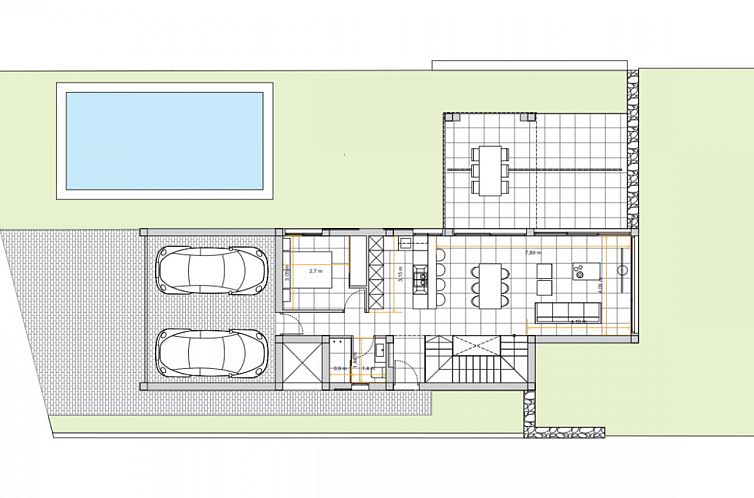 Vrijstaande woning in Algorfa