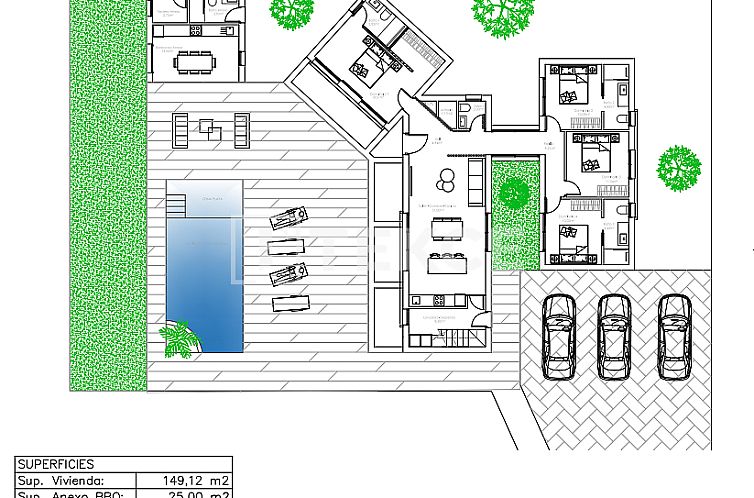 Vrijstaande woning in Algorfa