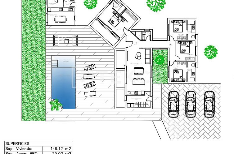 Vrijstaande woning in Algorfa