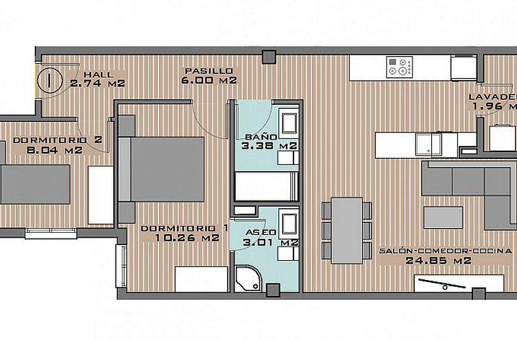 Appartement in Algorfa
