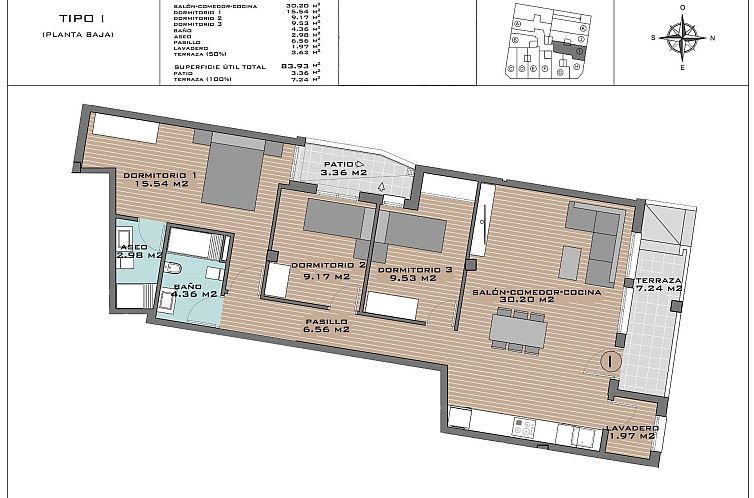 Appartement in Algorfa