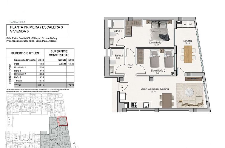 Appartement in Santa Pola