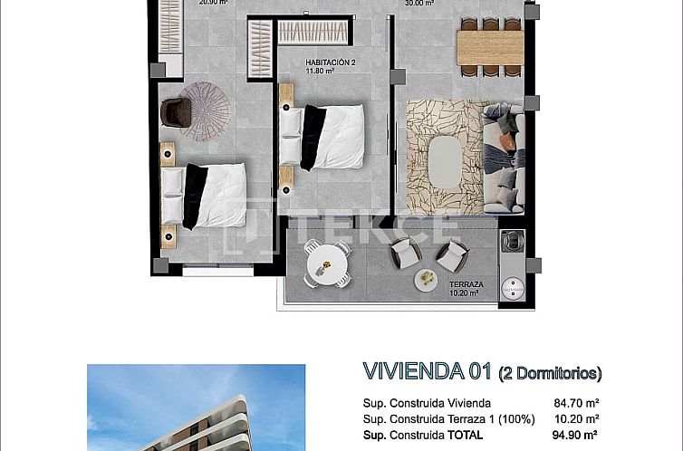 Appartement in Santa Pola Centro