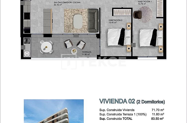 Appartement in Santa Pola Centro