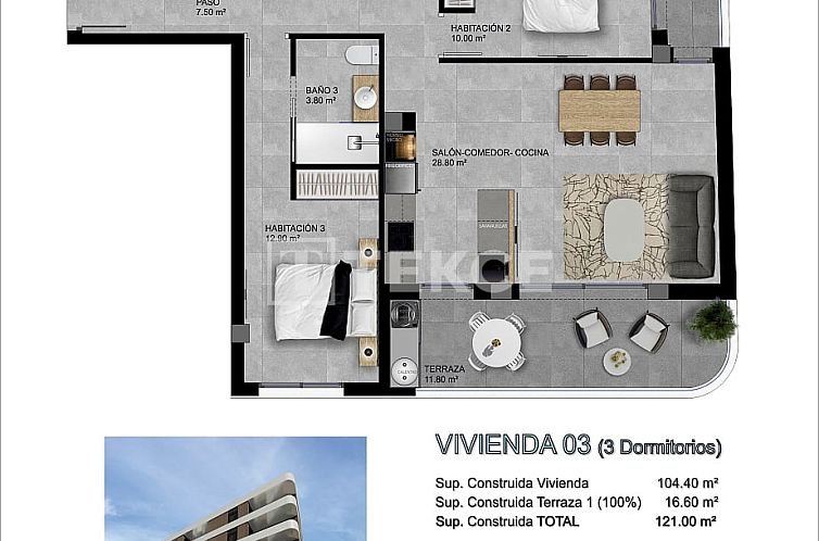 Appartement in Santa Pola Centro