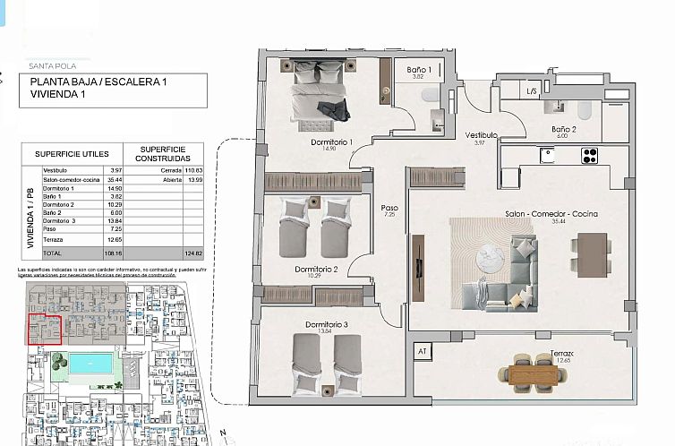 Appartement in Santa Pola