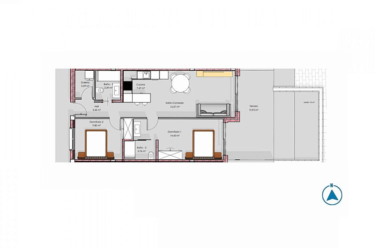 Appartement in Guardamar del Segura