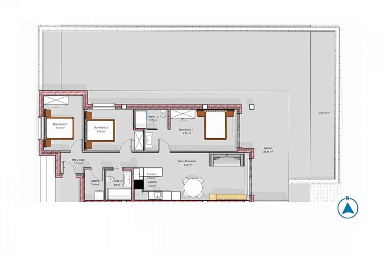 Appartement in Guardamar del Segura
