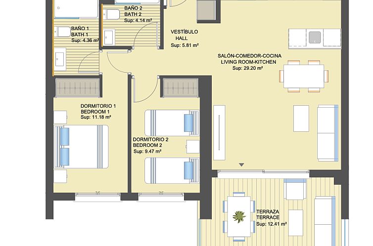 Appartement in Orihuela