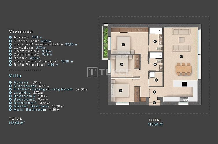 Geschakelde woning in Villamartín