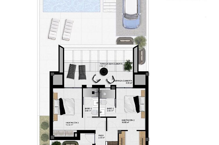 Vrijstaande woning in Dolores