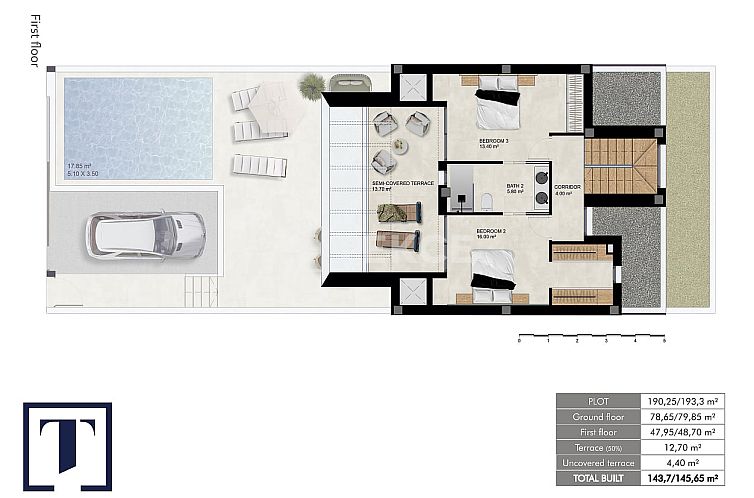 Geschakelde woning in Dolores Centro