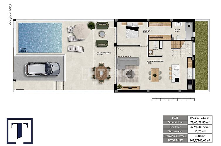 Geschakelde woning in Dolores Centro