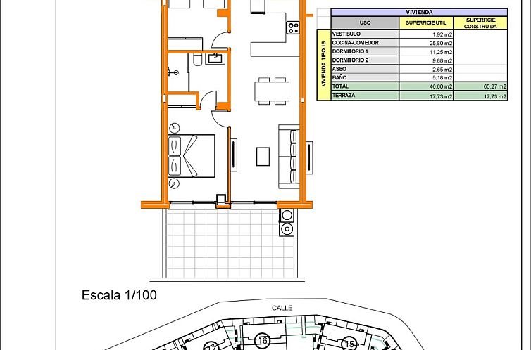 Appartement in Gandia