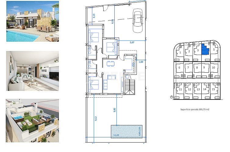 Vrijstaande woning in San Fulgencio